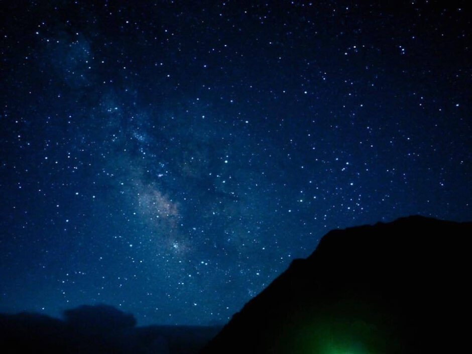五竜岳 星空